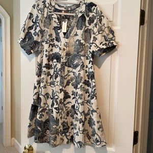 Pilcro button front dress